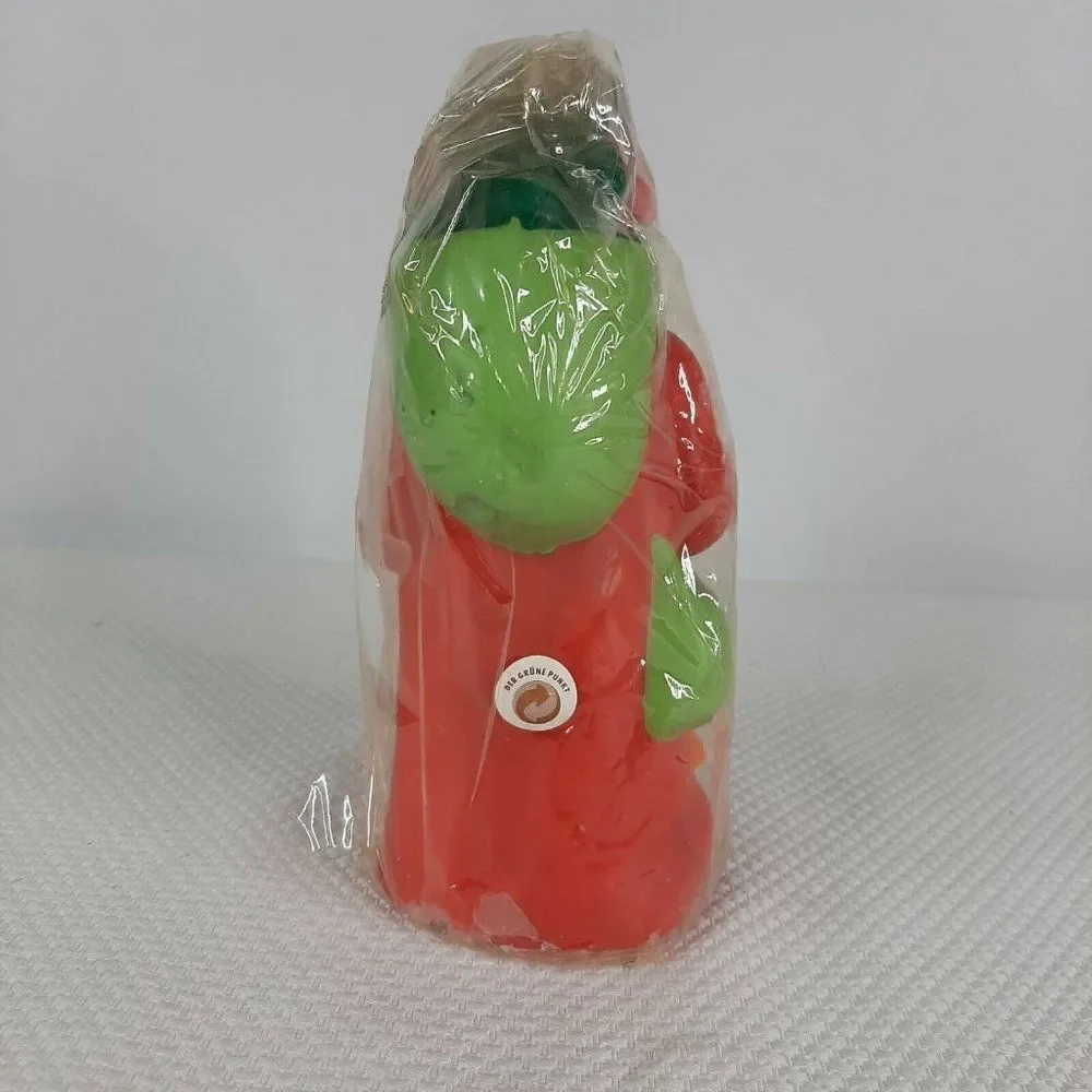 Vintage 1960s Wax Candle Santa Sack Of Toys New Sealed 7